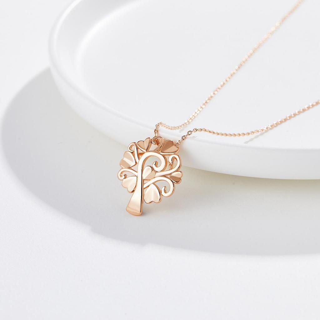 Fashion Necklace Simple Christmas Tree Shape Necklace Women's Elegant and Generous Pendant Necklace for Women