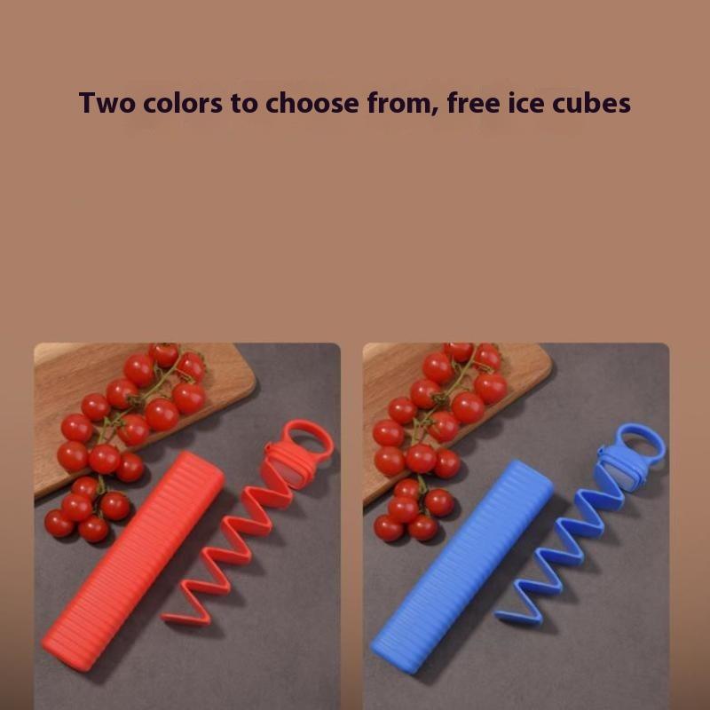 Kreativní forma na ledové kostky Vytahovací bar 10 přihrádek Forma na ledové kostky Mrazicí silikonová nádoba Vhodná pro domácí bary Kuchyně Domácí