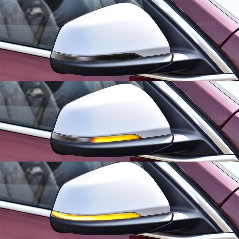 Dynamic LED Turn Signal Rearview Mirror Indicator Blinker Repeater For BMW X1 F48 F49 X2 F39 F40 F45 F46