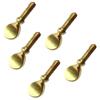 2pieces/set Simple Design Gold/Silver Color Saxophone Sax Neck Screw Alto Tenor Woodwind Instrument Accessories