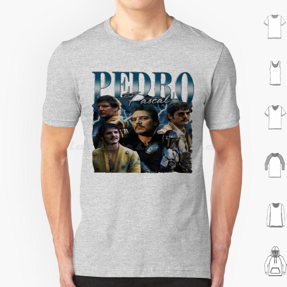 Pedro Pascal Daddy Pedro Pascal Meme I Love Timothee Chalamet Pedro Pascal Cursed Fan Collage T Shirt Cotton Men Women Diy