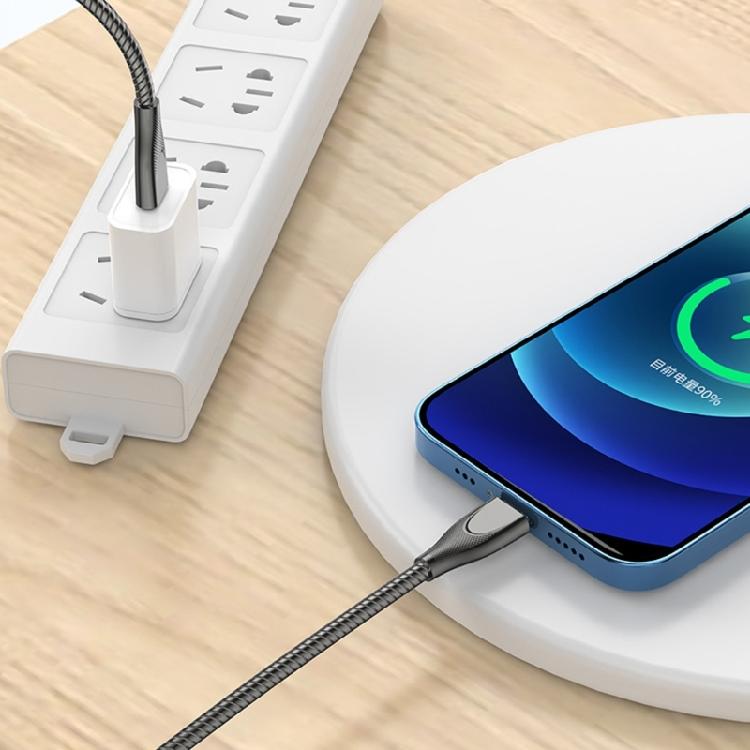 Fast Charging 65W USB To USB C Male to Male Cable Tip Metal Braided Power Delivery Connector Data Cord For Phone Accessories