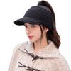 Autumn and winter warm hat women's cold-proof knitted hat wool hat versatile simple face small empty top hat tide