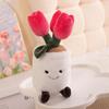 Polaris Green Plush Plant Doll - Colorful Taro Monstera Leaf Desktop Ornament