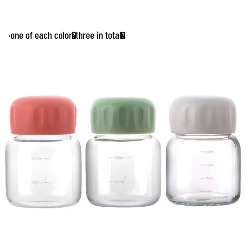 Chubby Glass Cup with Scale (300ML)