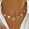 Set Collana e Bracciale Estivo Bohemien con Stella Marina, Conchiglia e Perle