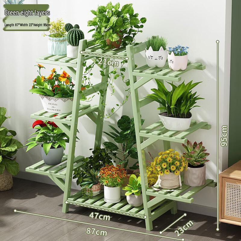 A-Frame 9-Tier Indoor Outdoor Plant Stand