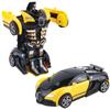 Children's Deformation Toy Car - One-Key Inertia Impact Puzzle Vehicle
