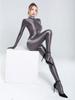 Sexy Full Body Long Sleeve Finger Gloves Elastic Bodysuits Shiny See Through One-Piece Thong Shaping Sexy Tight Rompers Jumpsuit