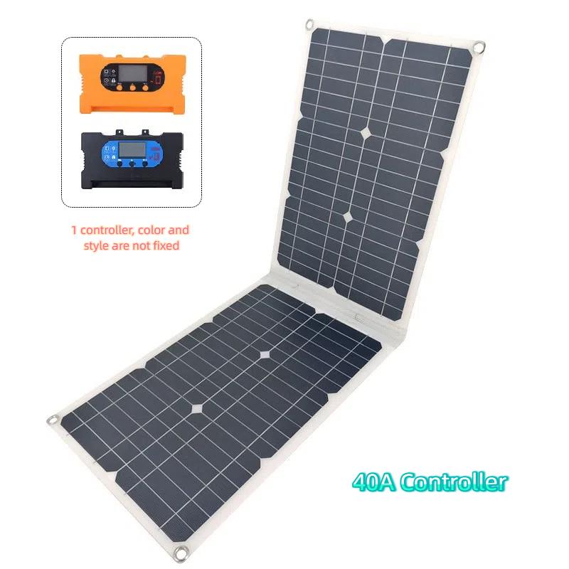 Faltbares Solarmodul Tragbares Solar-Faltmodul Geeignet für Camping, Mobiltelefone, Tablets und 5-18V-Geräte