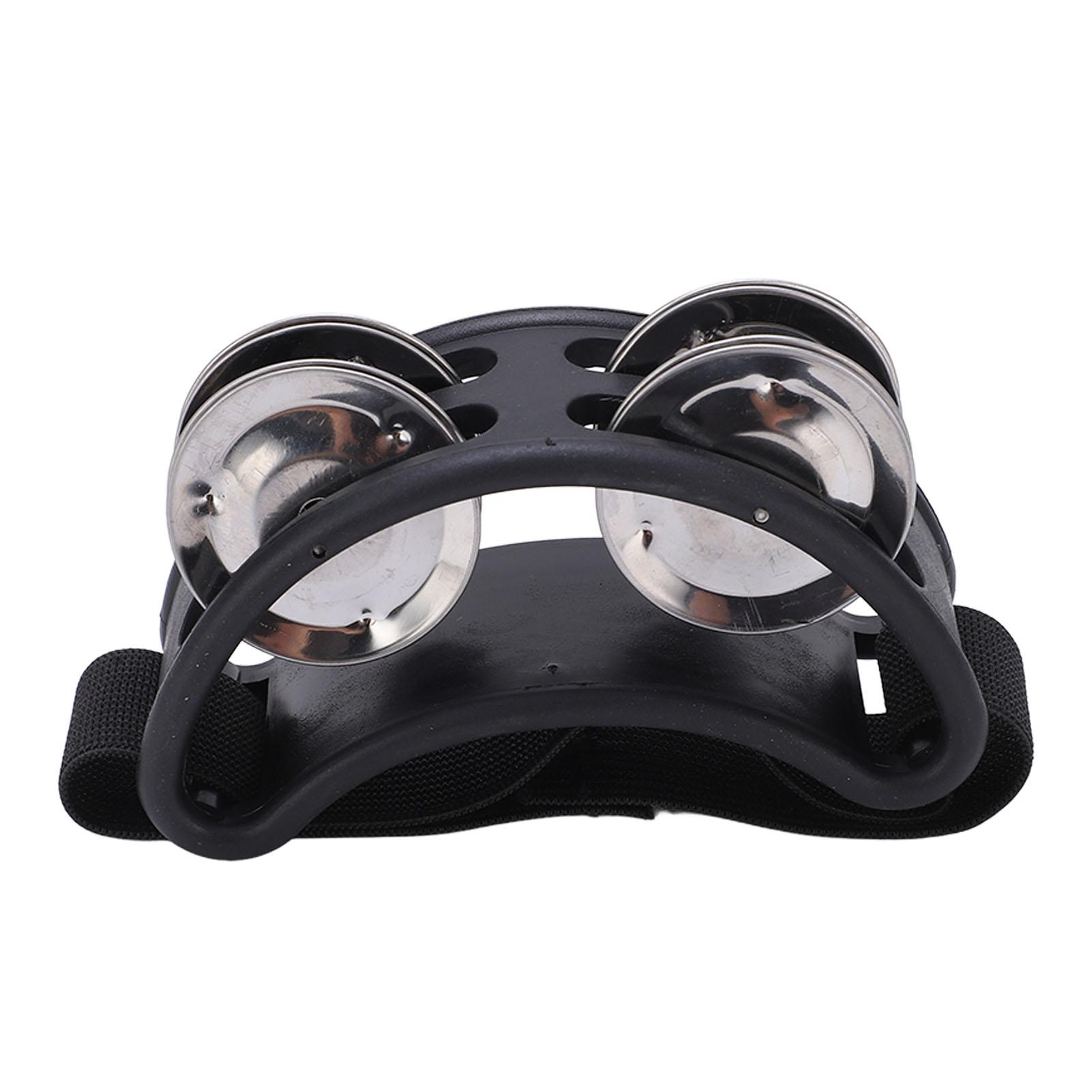 

Foot Tambourine Jingle Bell Percussion Instrument Musical Accessory for Party Karaoke