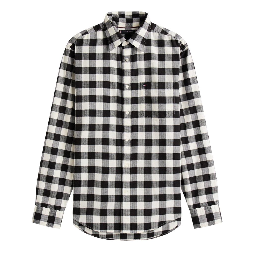 Tommy Hilfiger Mens Buffalo Check Long-Sleeved Shirt