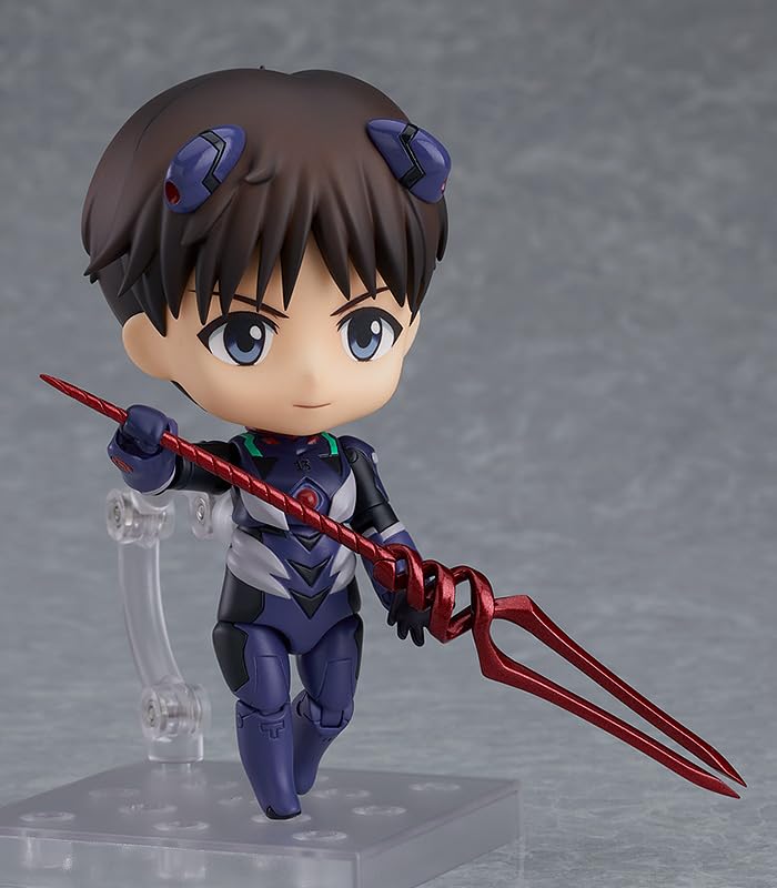 Nendoroid Evangelion Nová kinoverze Shinji Ikari Plug Suit Plastová malovaná pohyblivá figurka, prodejní verze. Bez měřítka