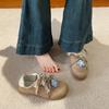 Fairy wear! Korean version of lace-up German training shoes loafers Internet celebrity ins casual women's shoes with skirts Princess shoes
