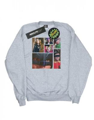Sweatshirt mit Klassenfoto der Batman-TV-Serie für Damen