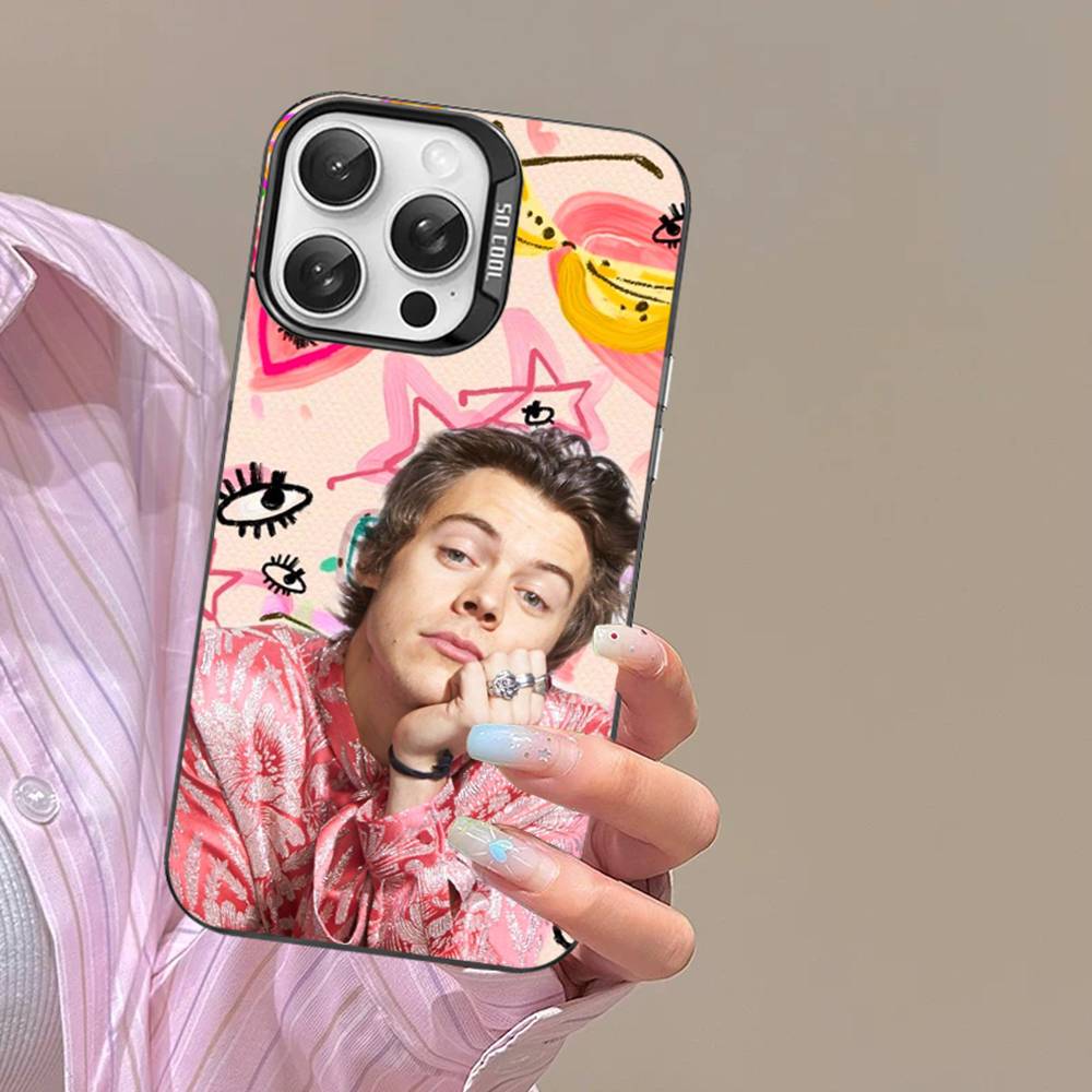 Pop Singer Harry Styles Colorful Phone Case For IPhone 17 16 15 14 13 12 11 Pro Max Plus Matte Cover