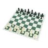 Chess Set PS Plastic for Kids Adults with PU Mat Storage Bag International Board Game