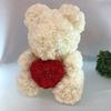 Qixi Festival Valentine's Day Wedding Rose Bear Simulation Floral Fragrance Creative Eternal Flower Hug Bear Gift