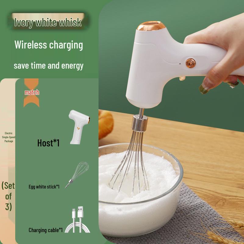 Rechargeable Electric Egg Beater & Automatic Whisk Mixer for Baking
