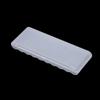 Contenitore rigido per batterie in plastica trasparente portatile da 10 slot per accessori per organizzatori di batterie AAA/AA