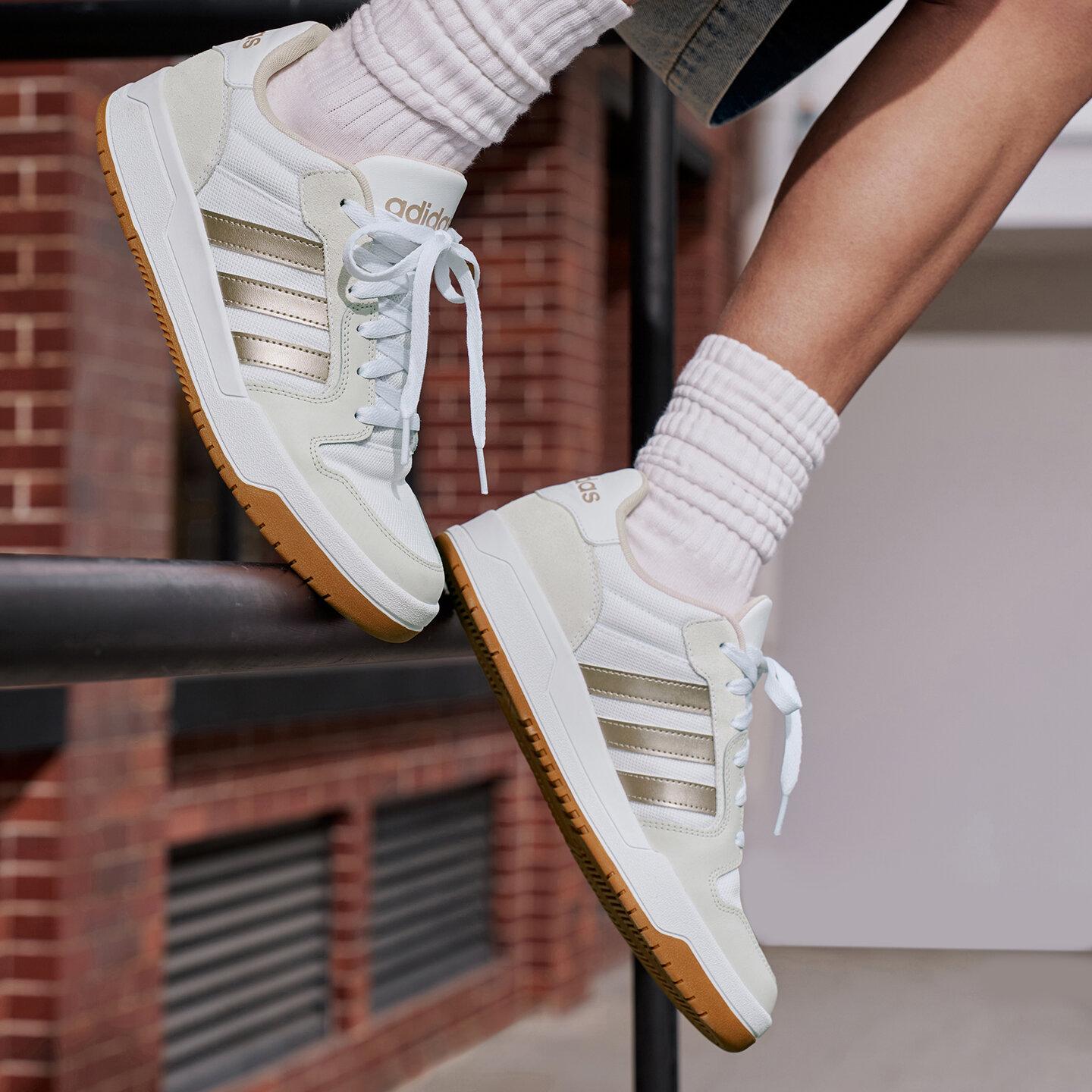 Adidas Unisex White Entrap Low Top Skateboard Shoes Cm