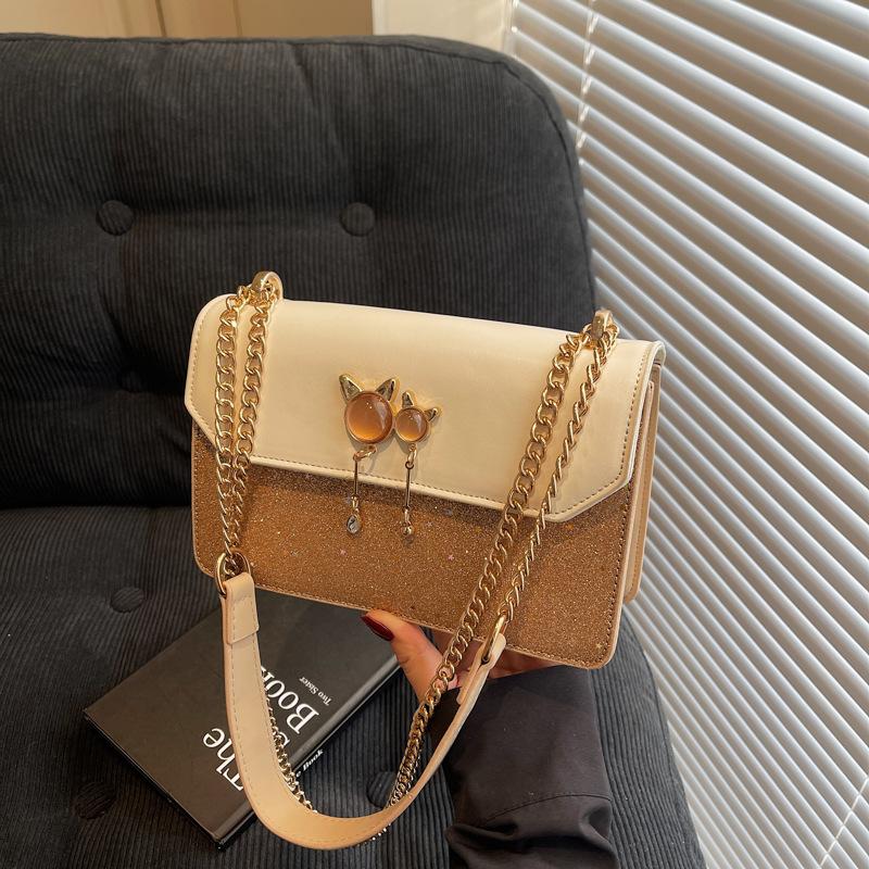 

Popular bags women s new trendy summer niche design high-end messenger versatile small square bag хаки