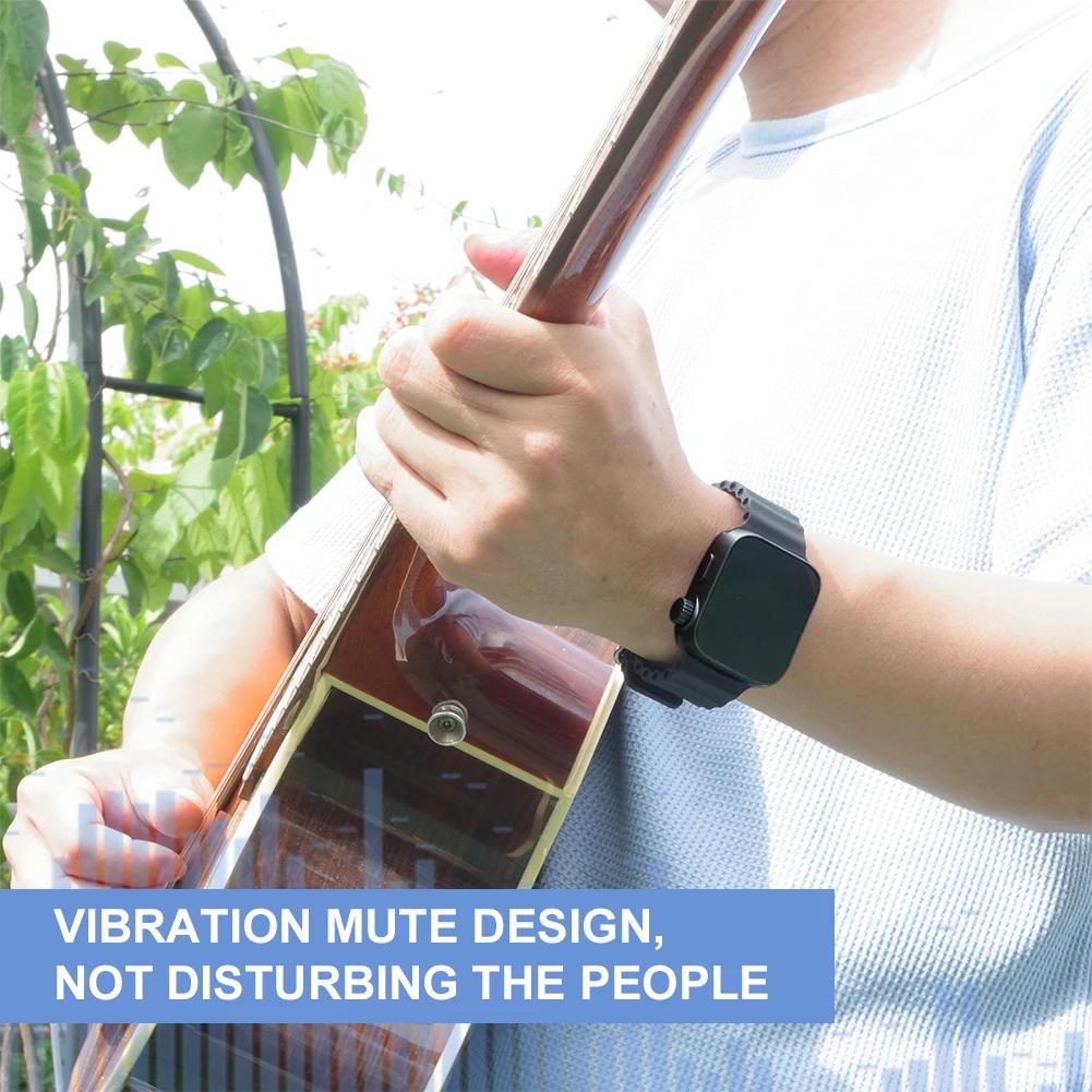 Wearable Vibrating Metronome Watch Adjustable Strap for Running Music Practice Guitar Piano Drums