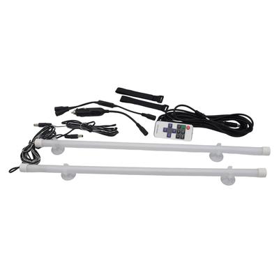 12V RV LED Light Strip Kit, 2 Pack 48LED Flexible Ambient Lighting for Cars, Trucks and Boats with Remote Control, IP65