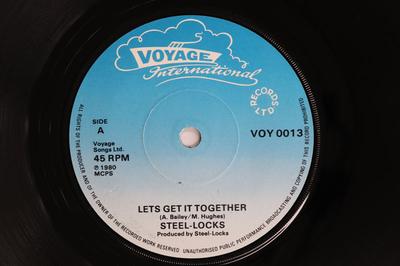 7-Zoll-Schallplatte STEELLOCKS Lets Get It Together Nineteen Eig VOY0013 VOYAGE INTERNAT 1980 UK Reggae Ska Dub Gebraucht