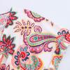 2025 Summer Women's European & American Style Fashion Print Slit Slimming Dress