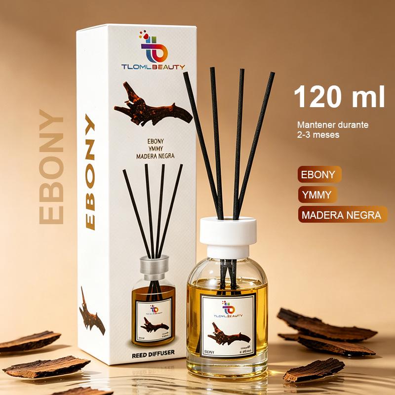 Lavender Rattan Diffuser: Long-Lasting Flameless Essential Oil for Fresh Indoor Aroma 120ML