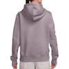 Nike Sweatshirts Women's Light Gray Purple Hooded Moderate Regular HF6840-226