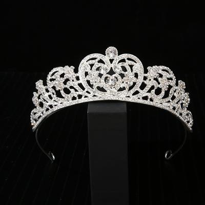 Kraliyet Prenses Diana Düğün Tacı Gelin Düğün Zirkon Başlık Düğün Elbisesi Aksesuarları