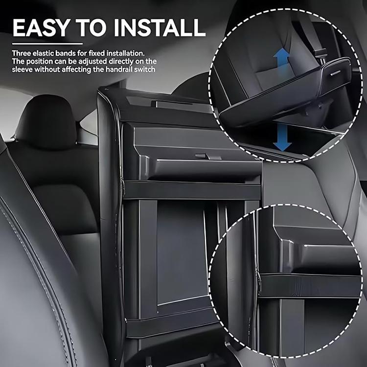 Center Console Armrest Cover for Tesla Model 3 Y Refresh 2024-2027