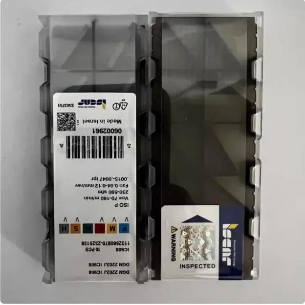 

ISCAR / DGN2002J IC908 Industrial indexable carbide inserts 10 Pcs