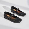 Fashion AIYUQI Women Mary Jane Shoes 2025 New Genuine Leather Female Shoes Non-slip One-strap Shallow-mouth Large-size Loafers For Women