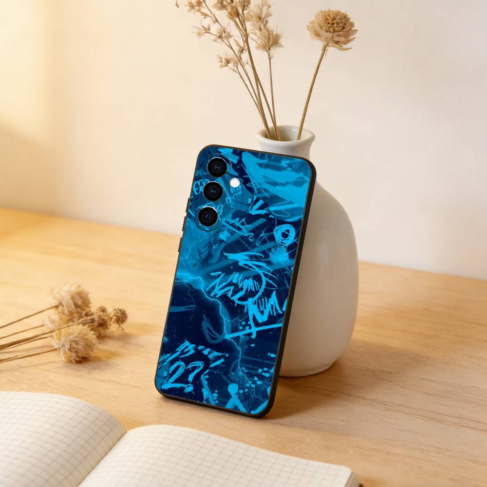 Cool Thing G-Graffiti A-Art Phone Case For Samsung Galaxy A73,A72,A71,A70,A53,A52,A51,Soft Silicone Black Cover