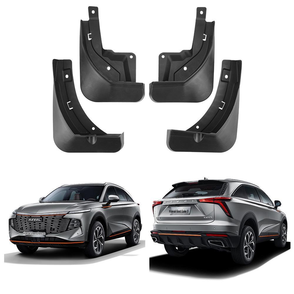 Compatible with Great Wall Haval F7 Car Tire Rubber Mudguards.