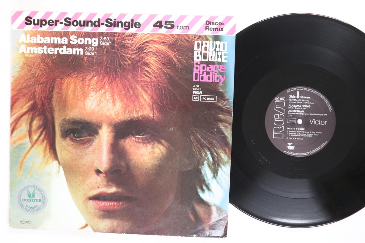 

12inch Record DAVID BOWIE Alabama Song Amsterdam Space Od PC9854 RCA 1983 Germany Rock Used