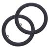 2Pcs Inner Tube Replacement Butyl Rubber Tyre W Bend Valve for Folding Bicycle Bike14x2.125in