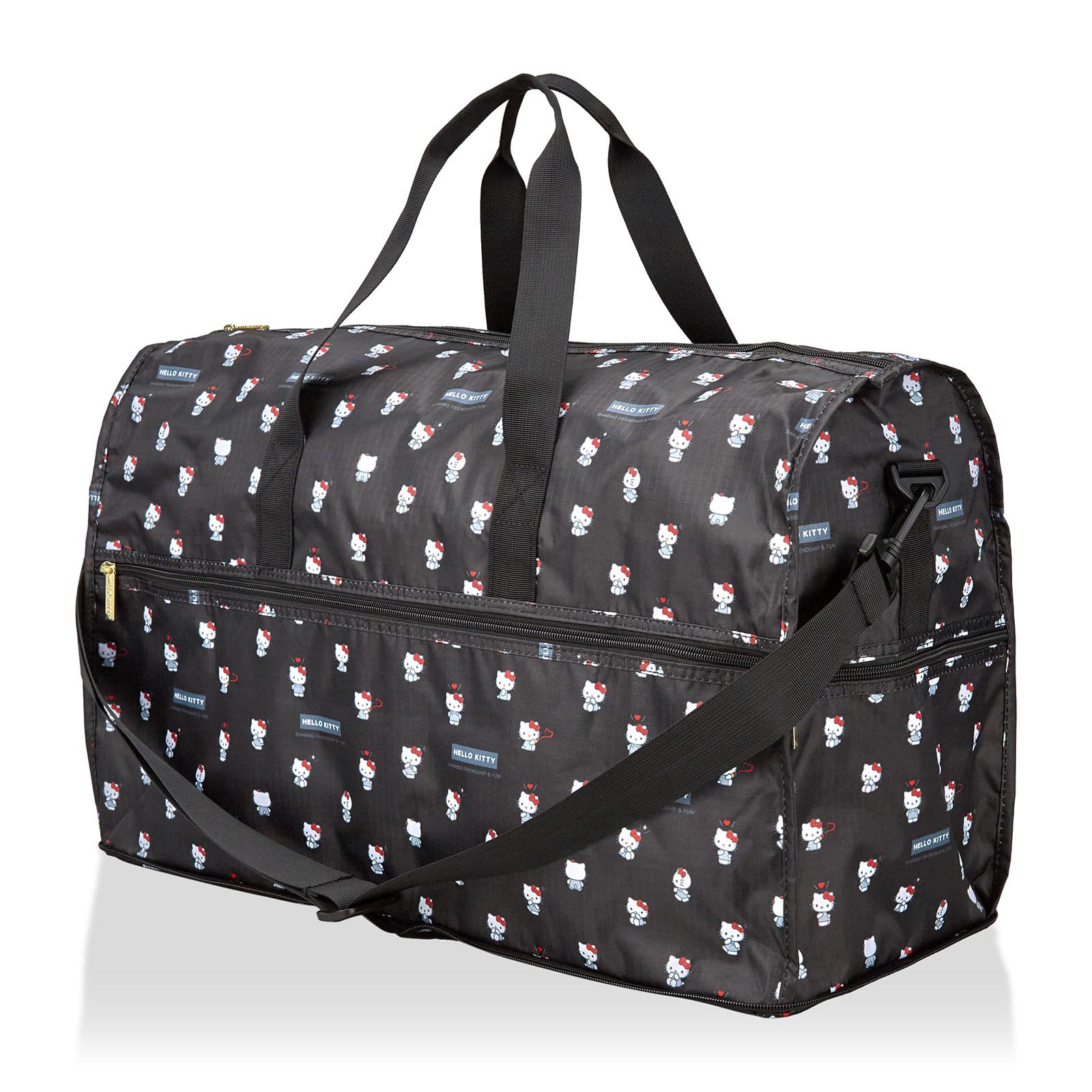 

Folding Boston Bag L Size Sanrio Characters Sanrio Characters Heart [Hapitas] SA13.Black