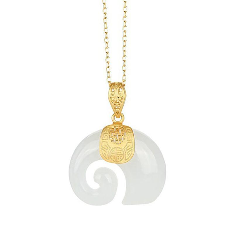 Small Elephant Necklace for Women, Ethnic Style Attracts Wealth and Auspicious Elephant Pendant, Temperament Clavicle Chain.