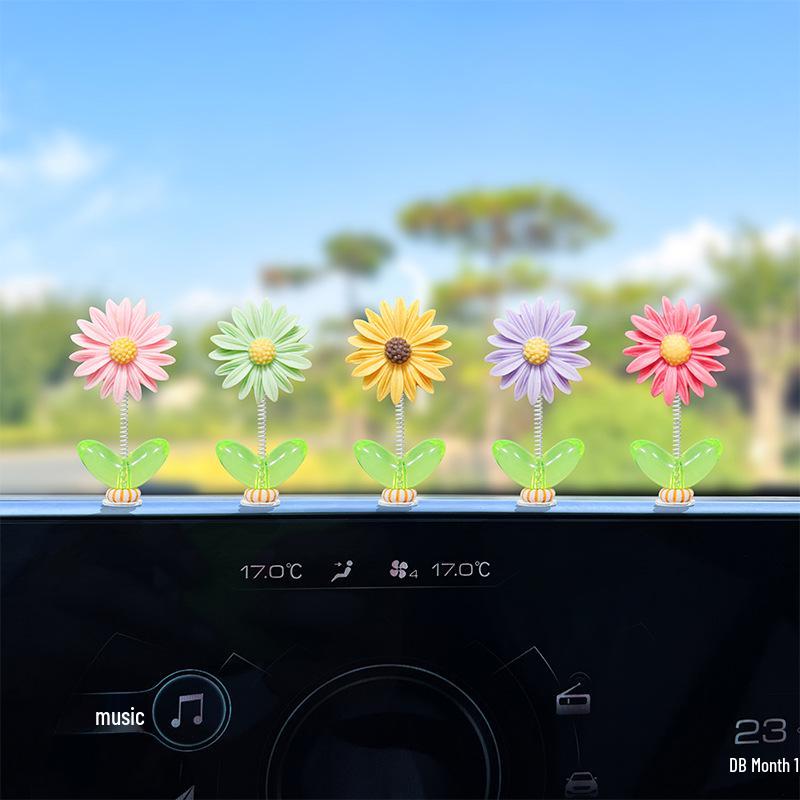 Sunflower Car Ornament for Dashboard or Passenger Seat