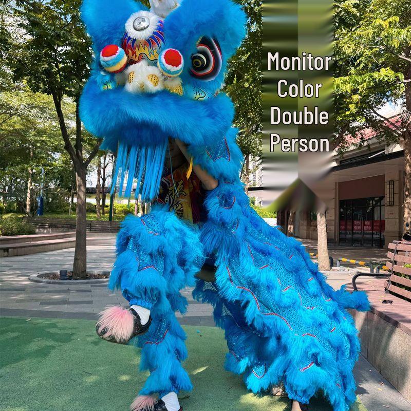 Adult Blinking Foam Lion Dance Set