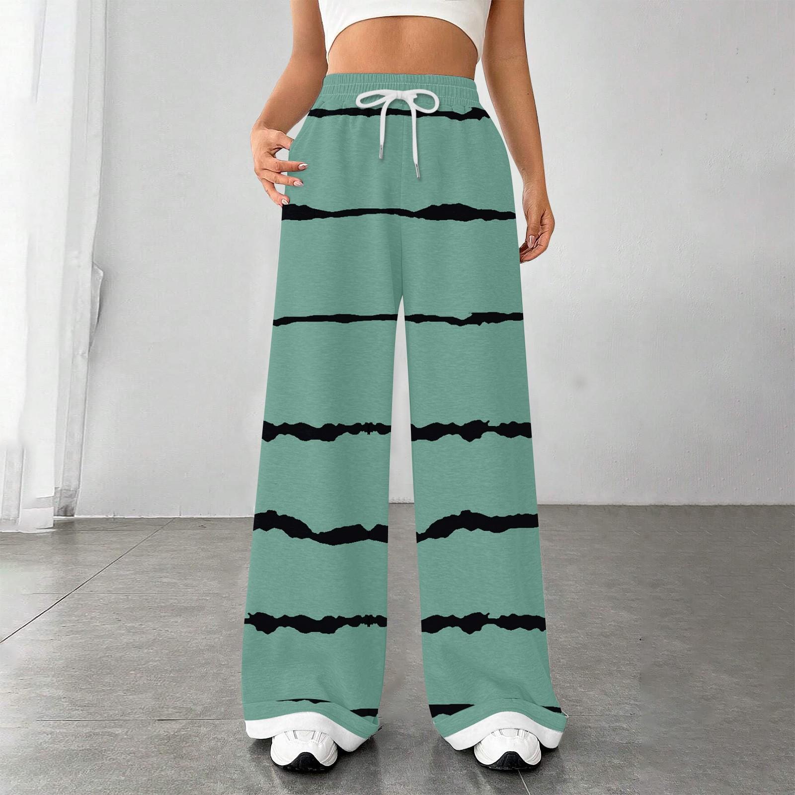 

Женские модные свободные повседневные спортивные брюки с завязками и закрытой талией, повседневные брюки XXL зелёный