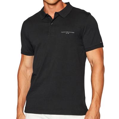 Tommy Hilfiger Men' Polo Shirt Black Mw0Mw18282-Bds