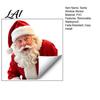Large Santa Window Poster Creative Claus Static Cling Glue‑Free Christmas Glass Sticker Waterproof Seasonal Decorations Reusable Holiday Decor for