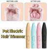 USB Rechargeable Pet Electric Hair Trimmer Portable Pet Foot Trimmer  Pet Grooming