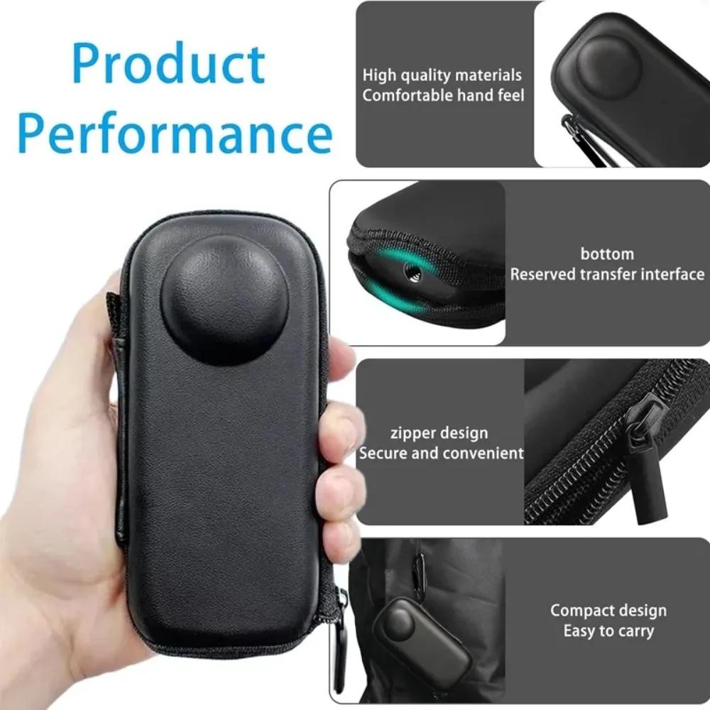 For Insta 360 X6 X5 X4 Carrying Storage Case Anti-scratch Portable Travel Mini Camera Bags Cover Shell for Insta360 X6 X5 X4