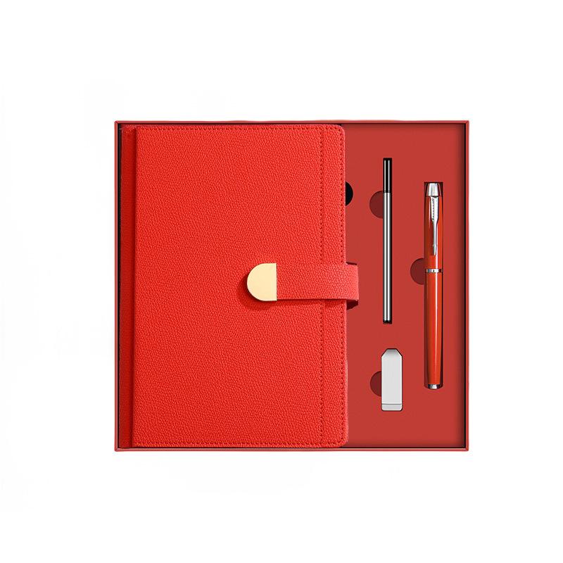 A5 High-Grade Notebook with Buckle, Customizable Logo, Multiple Card Slots, Business Meeting & Office Diary